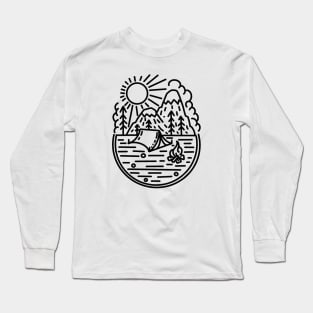 Hiking Camping Lake Life Long Sleeve T-Shirt